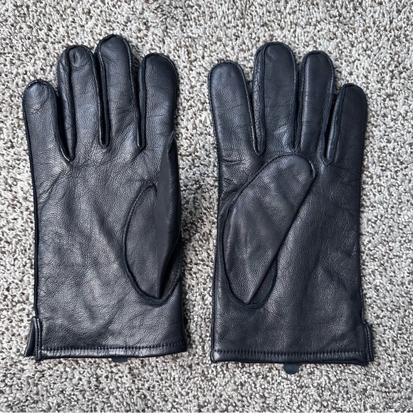 Men’s Soft Genuine Leather Gloves Size Large Cashmere Lined - Picture 8 of 9